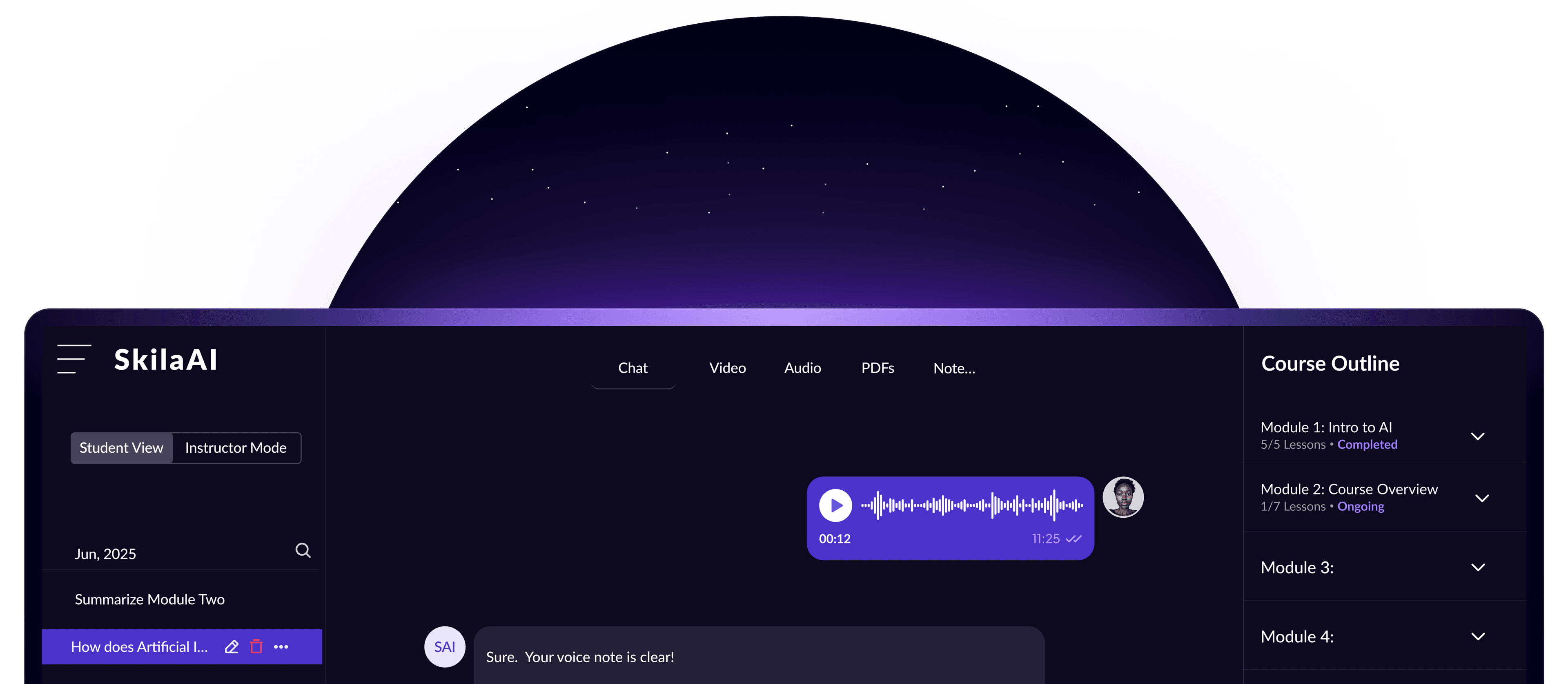 Students using SkilaAI